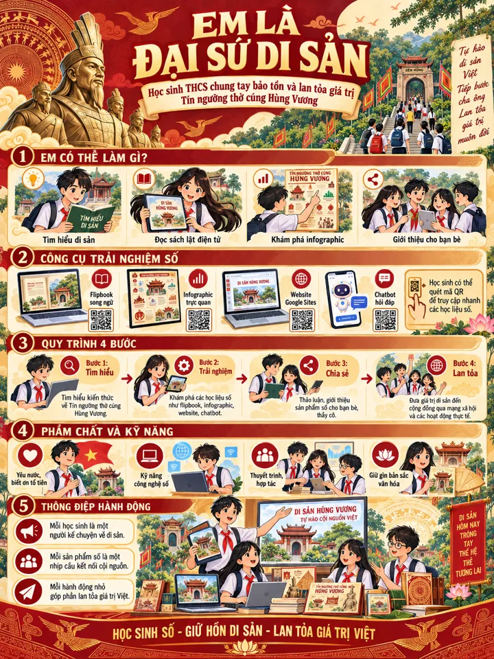 Infographic 3: Em là đại sứ di sản